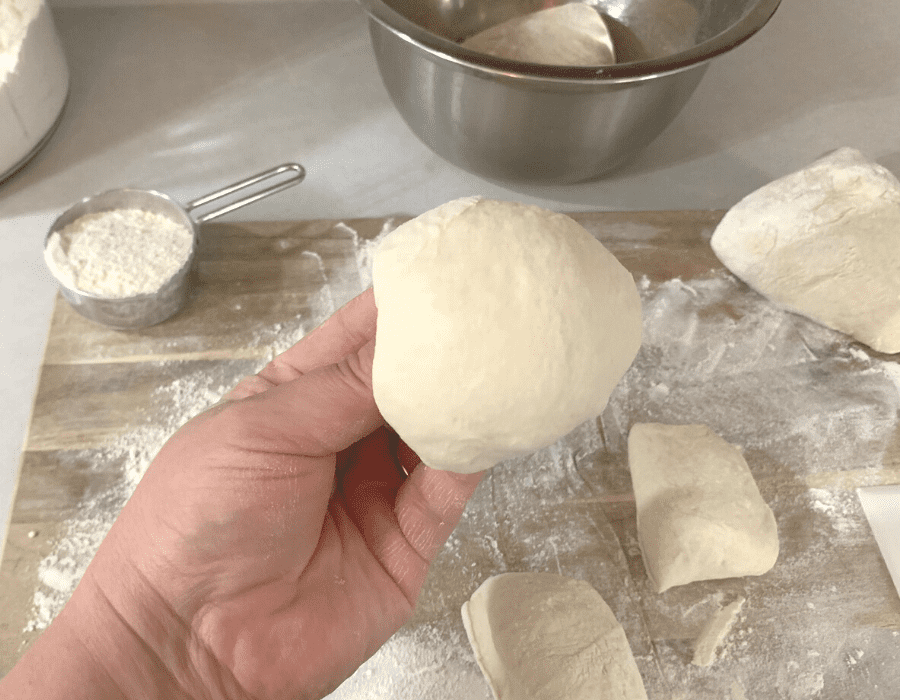 Dinner roll bread dough.