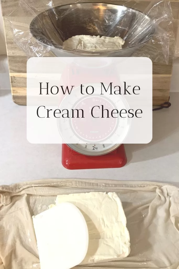 Cream cheese with the title "How to Make Cream Cheese."