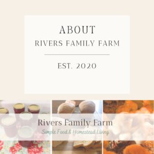 About Rivers Family Farm, established 2020.