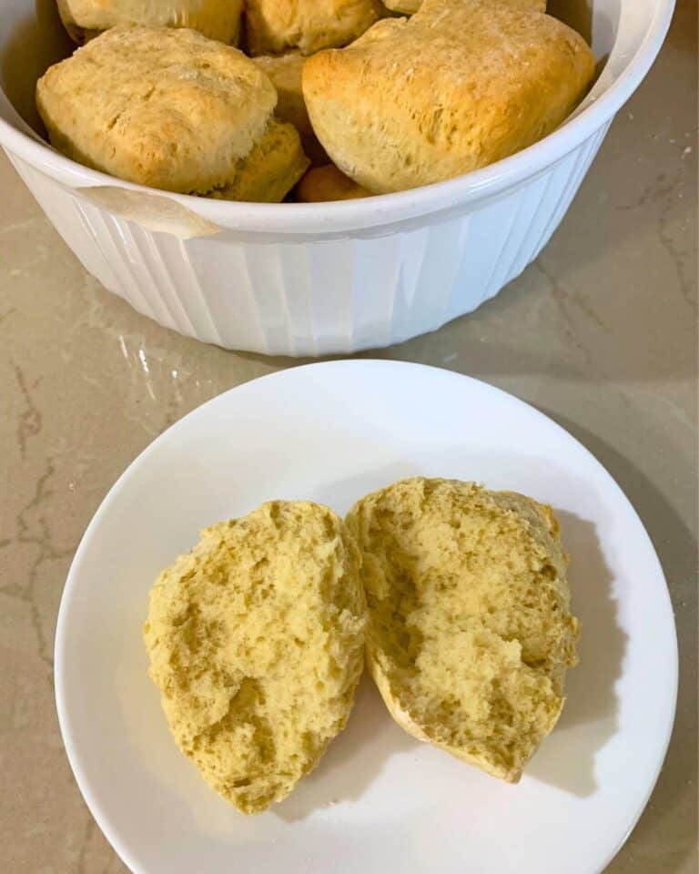 Easy 3 Ingredient Homemade Biscuits Recipe (No Milk) Rivers Family Farm