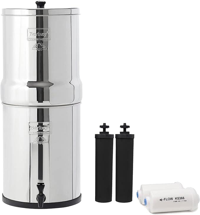 Berkey royal water filter system set.